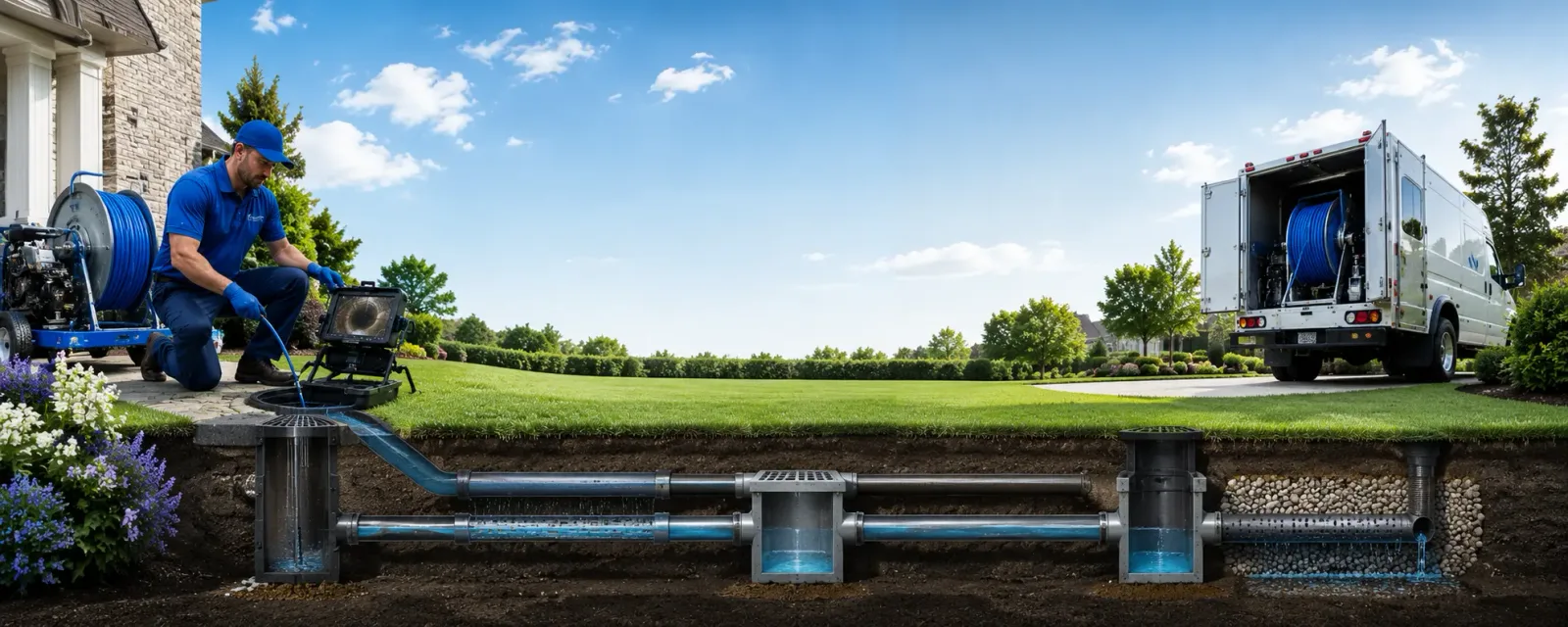 Outdoor drain cleaning information for Oak Park, CA